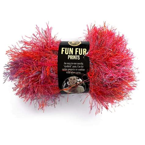 Lion Brand Fun Fur Yarn, Eyelash Yarn, Machine Washable & Dryable