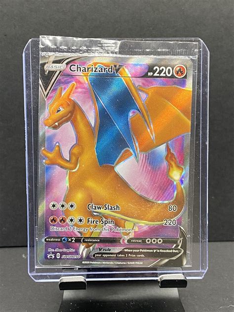 Mavin Charizard V Swsh Full Art Pokemon Card Black Star Promo