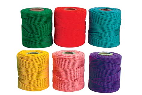 Fils colorés 100 coton 28 mètres Fil coton échevette