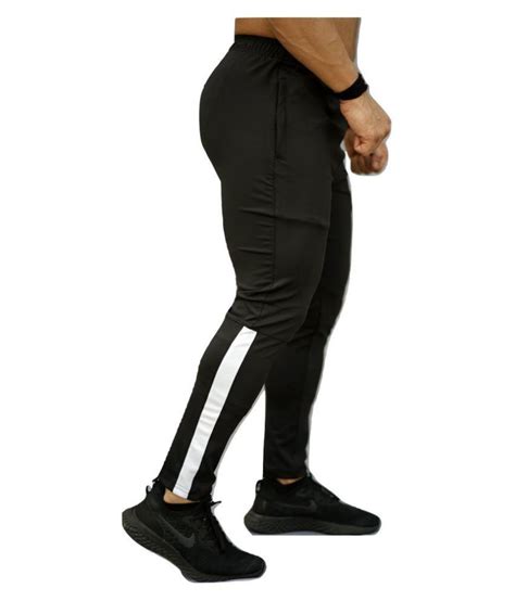 Fuaark Black Training Tracks Pants Gym Track Pants For Mensports