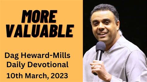 More Valuable Dag Heward Mills Daily Devotional Daily Counsel Read Your