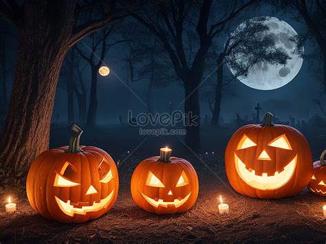 Halloween Pumpkin With Bats Picture And HD Photos | Free Download On ...