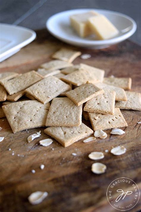 Oat Crackers Recipe Homemade Crackers