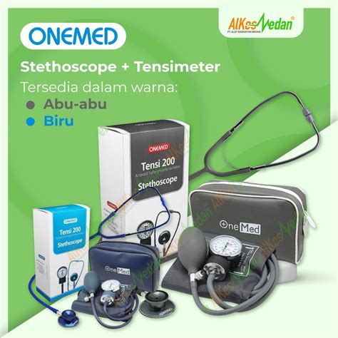 Jual Paket Tensi Meter Stetoskop Onemed Tensimeter Aneroid Alkes