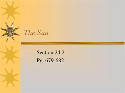 Ppt The Sun Powerpoint Presentation Free Download Id1226809