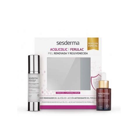 Sesderma Acglicolic Classic Forte Crema 50 ml Ferulac Sérum 30 ml