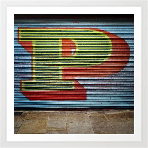 urban street art typography graffiti style lettering Art Print by ...