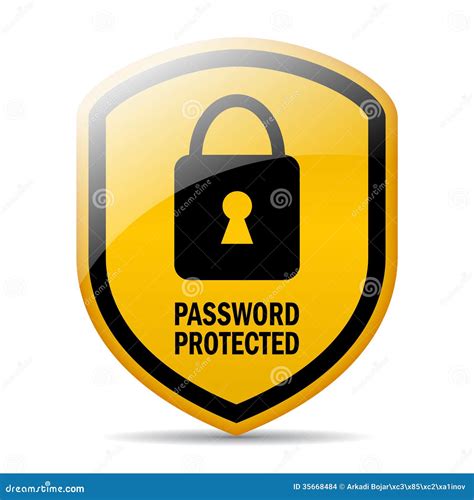 Password Protected Stock Images Image 35668484