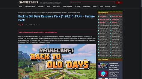 How to get old textures in Minecraft?