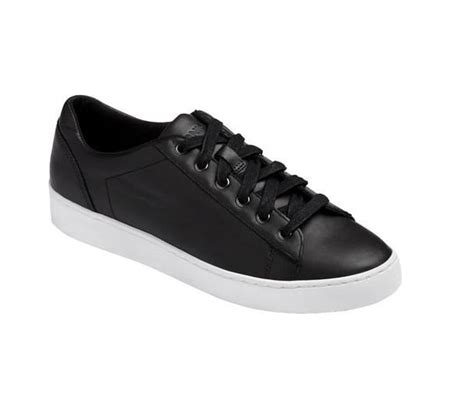 Vionic - Vionic Women's Splendid Syra Lace-Up Leather Sneakers Black Size 7.0M - Walmart.com ...