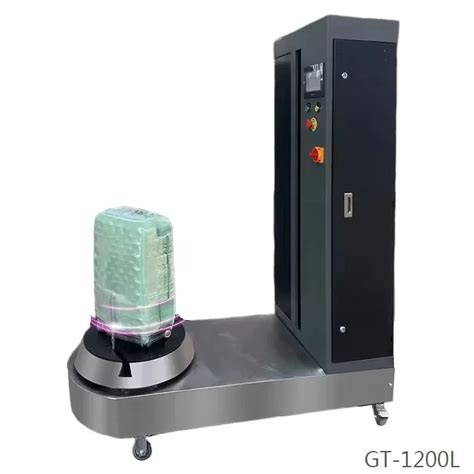 Airport Luggage Baggage Stretch Film Wrapper Packaging Wrapping Machine