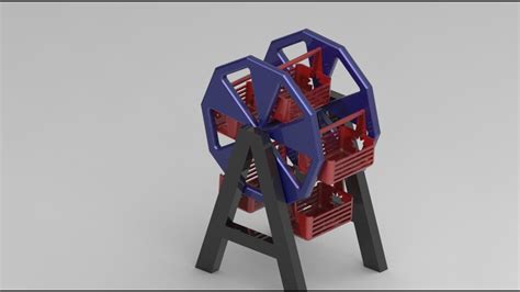 FERRIS WHEEL MECHANISM IN CREO CREO MECHANISM TUTORIALS GRAVITY