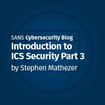 The Five Ics Cybersecurity Critical Controls