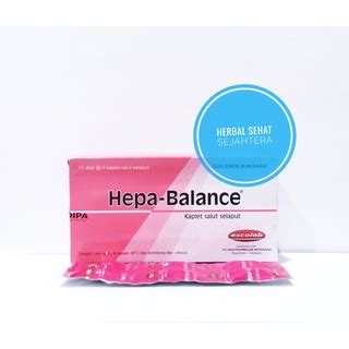 Jual HEPA BALANCE Hepa Balance Isi 6 Kaplet Per Strip Kesehatan