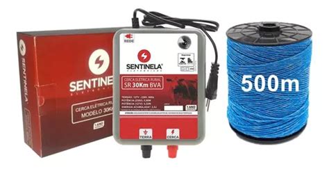 Kit Cerca El Trica Rural Eletrificador Sr Km Cabo M