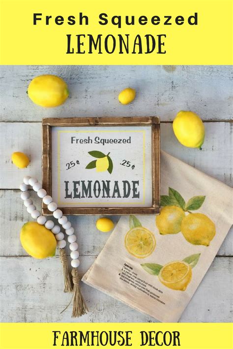 Lemonade Sign Farmhouse Signs Signs Lemonade Rustic Farmhouse