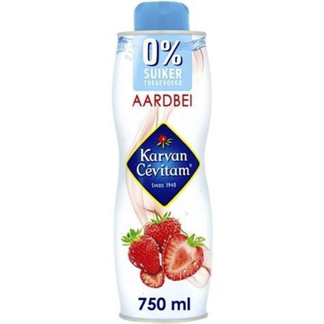 Siroop Karvan Cevitam Aardbei 0 0 750ml 1388926 Bij Rosenboom