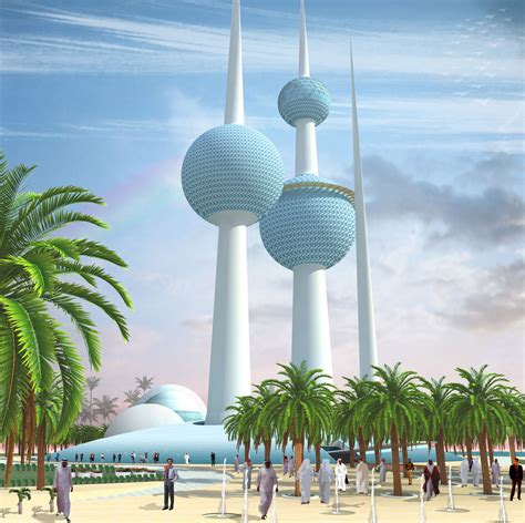 Kuwait Towers - Iconic World