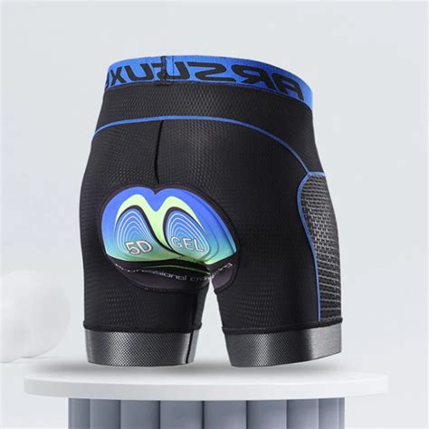 Arsuxeo Summer Cycling Underwear Men With D Gel Breathable Mesh Fabric