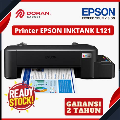 Promo Printer Epson Ecotank L121 A4 New Original Ink Tank 664 Pengganti L120 Printer Only