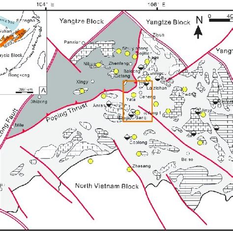 A Tectonic Location Map Of The Nanpanjiang Youjiang Basin 18 B