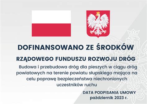 Budowa I Przebudowa Dr G Dla Pieszych W Ci Gu Dr G Powiatowych Na