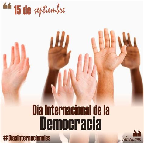 15 De Septiembre Día Internacional De La Democracia