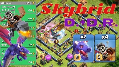 Skybrid So Strong Th14 Dragon Dragon Rider Attack In Legend League