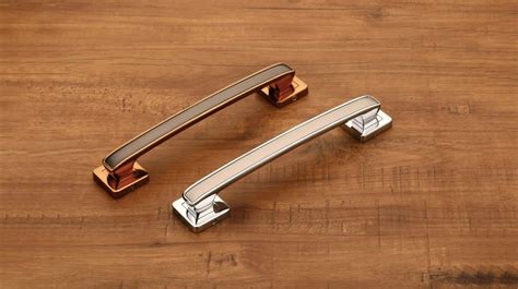 Silver And Brown 8inch SS Satin Finish Cabinet Handle For Door Fitting