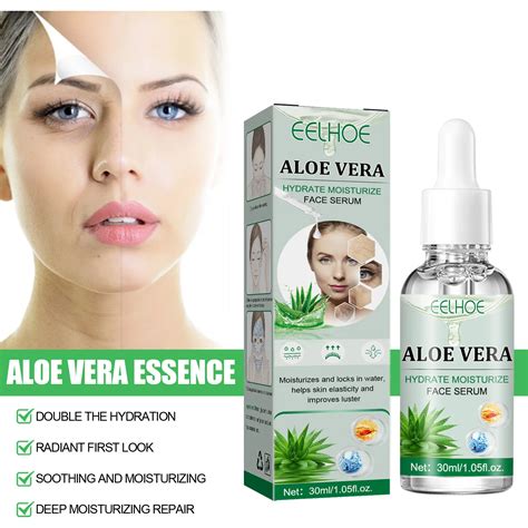 Aloe Vera Facial Serum Hydrating Moisturizing Lifting Firming Repairing Shrink Pores Face