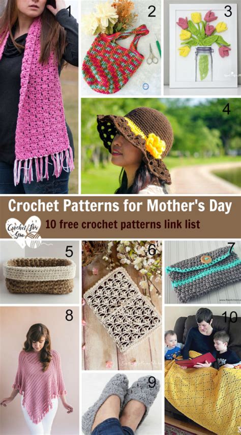 Crochet Patterns For Mother S Day 10 Free Crochet Patterns Link List