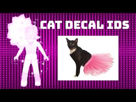 Cat Roblox Decal Ids 120 Subscriber Shoutout Cherry23034 YouTube