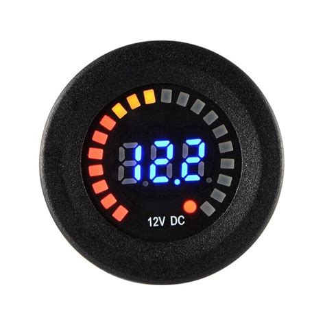 Dc V Universal Auto Motorrad Boot Led Digital Voltmeter Panel Volt