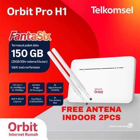 Jual Telkomsel Orbit Pro H1 Huawei B535 Modem Wifi 4G GARANSI RESMI