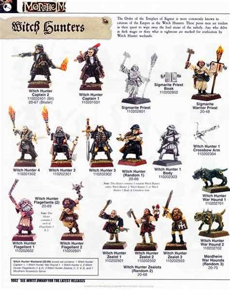 Witch Hunters Oop Mordheim Warhammer Fantasy Warhammer Empire Witch