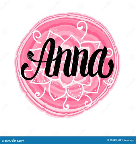 Anna Name Text Graffiti Royalty Free Cartoon CartoonDealer 188268167