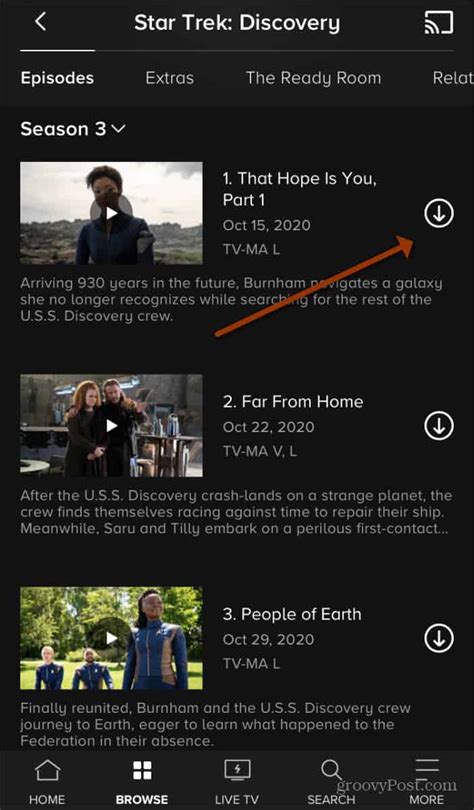 How To Download Videos From Paramount Plus For Offline Viewing Groovypost