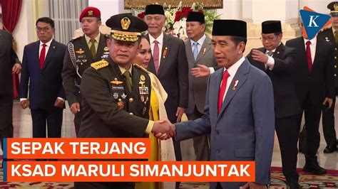 Profil KSAD Baru Maruli Simanjuntak Menantu Luhut Yang Pernah Jabat