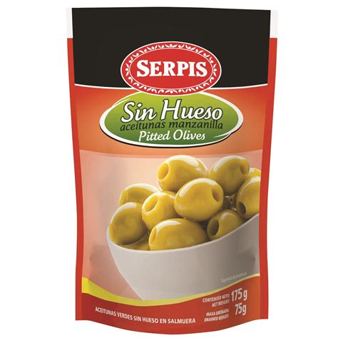 Aceituna Manzanilla Serpis sin Hueso Doy Pack- Justo Súper a Domicilio