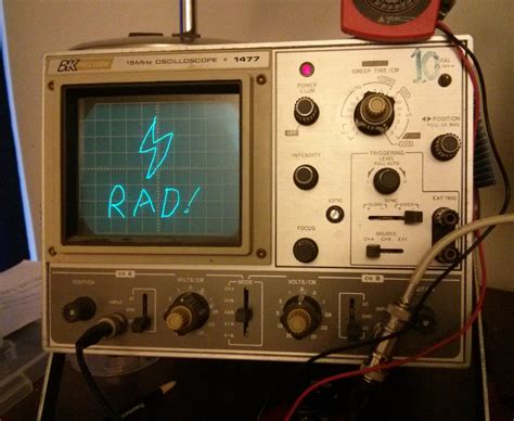 Draw Anything On An Oscilloscope Disc Space