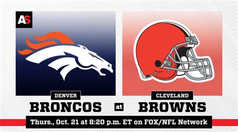 Thursday Night Football Denver Broncos Vs Cleveland Browns Prediction