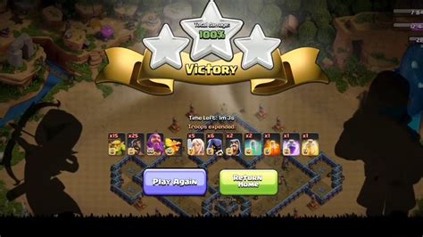 How To Get 3 Star On Goblin Warden Challenge Clash Of Clan YouTube