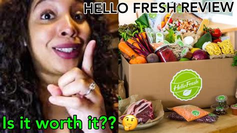 Hello Fresh Review First Time Trying Hello Fresh Meal Kit Box Unboxing Cooking Asmr