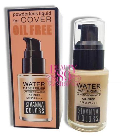 เช็คราคาล่าสุด Sivanna Powderless Liquid Foundation For Cover Oil Free