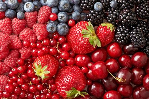 Various berries background — Stock Photo © magone #30267863