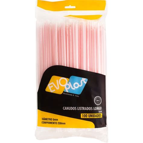 Canudo Longo Embalado Individual Shopee Brasil