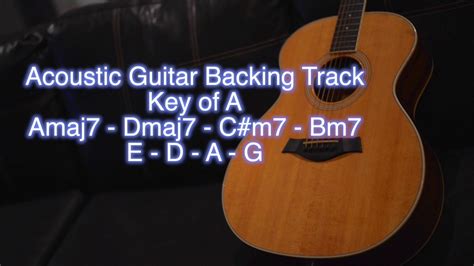 Acoustic Guitar Backing Track Key Of A YouTube