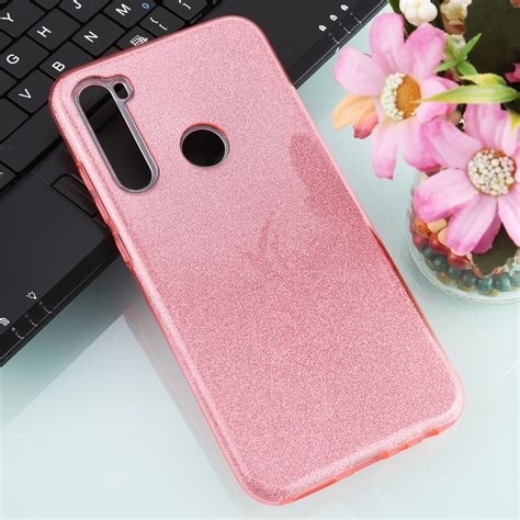 For Xiaomi Redmi Note Tpu Glitter All Inclusive Protective Case Pink