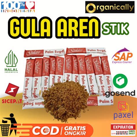 Jual Gula Aren Bubuk Gula Semut Sachet GULARE 7Gr BROWN SUGAR 1