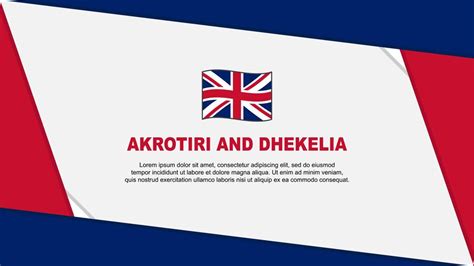 Premium Vector | Akrotiri and dhekelia flag abstract background design ...